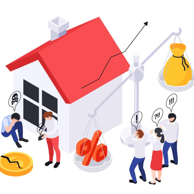 The Rises in Mortgage Arrears to a Seven-Year High