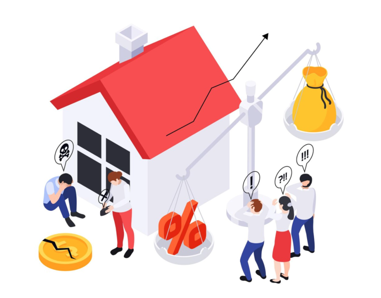 The Rises in Mortgage Arrears to a Seven-Year High